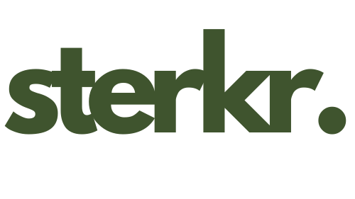 Sterkr. logo green